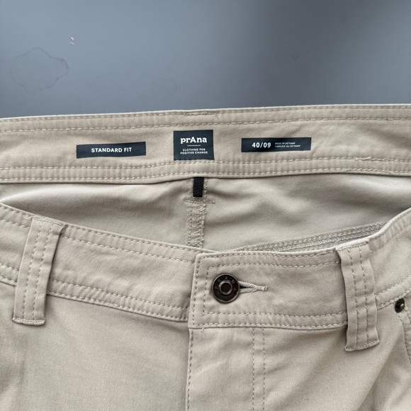 PrAna Men’s Brion II Shorts | Khaki | 40/09 - Picture 7 of 8